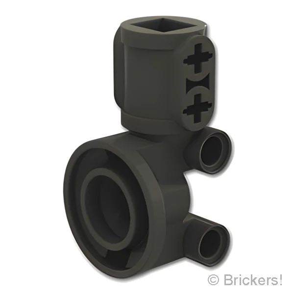 LEGOR パーツ 6416090 テクニック ステアリング ホイールハブホルダー / ショックアブソーバーヘッド：[Black / ブラック] 69636-026 の商品ページ｜レゴRパーツ バラ売りのブリッカーズ
