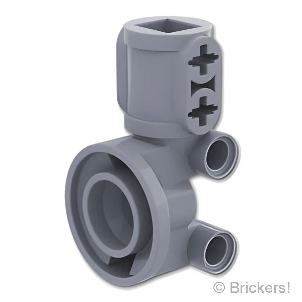 LEGOR パーツ 6317177 テクニック ステアリング ホイールハブホルダー / ショックアブソーバーヘッド：[Light Bluish Gray / グレー] 69636-194 の商品ページ｜レゴRパーツ バラ売りのブリッカーズ