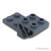 ビークルベース 2 x 4 - #69963ホルダー専用：[Dark Bluish Gray / ダークグレー]