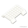 スロープ ダブル 45° 6 x 8カットアウト：[White / ホワイト]