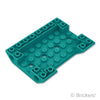 スロープ インバート ダブル 45° 6 x 8 - カットアウト：[Dark Turquoise / ダークターコイズ]