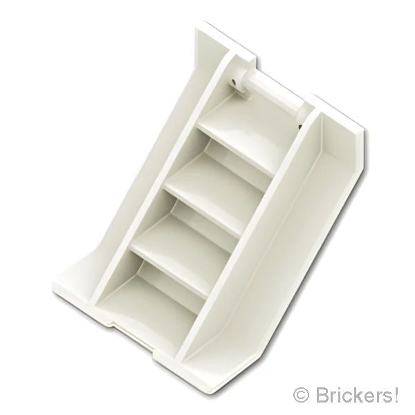 LEGOR パーツ 6518003 航空機用ドア 1x4x5 階段付き：[White / ホワイト] 7065-001 の商品ページ｜レゴRパーツ バラ売りのブリッカーズ