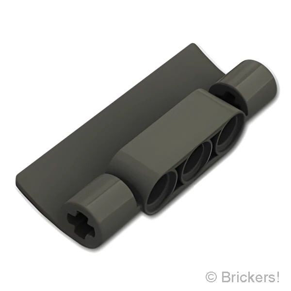 LEGO® パーツ 6540723 テクニック パネル カーブ 2 x 5 x 1：[Black / ブラック] 7101-026 の商品ページ｜レゴRパーツ バラ売りのブリッカーズ