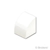 スロープ カーブ 1 x 1：[White / ホワイト]