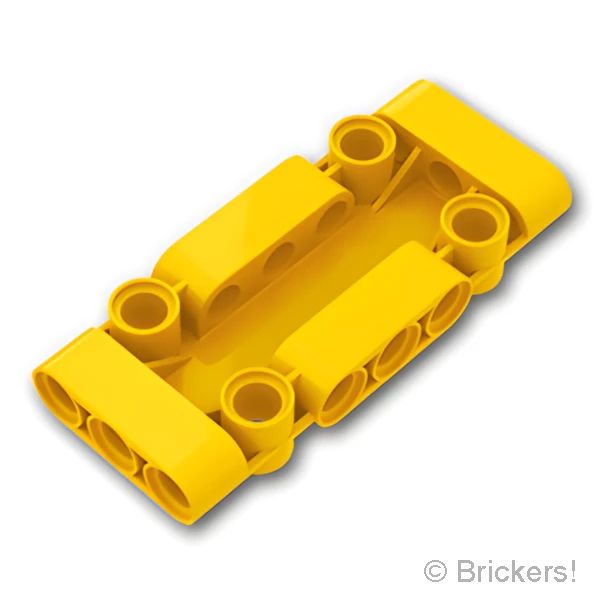 LEGOR パーツ 6334490 テクニック パネル プレート 3 x 7 x 1：[Yellow / イエロー] 71709-024 の商品ページ｜レゴRパーツ バラ売りのブリッカーズ