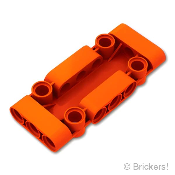 LEGOR パーツ 6470254 テクニック パネル プレート 3 x 7 x 1：[Reddish Orange / レディッシュオレンジ ] 71709-402 の商品ページ｜レゴRパーツ バラ売りのブリッカーズ