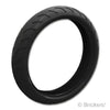 タイヤ 132.6mm x 27mm オートバイレース用：[Black / ブラック]