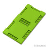 ブロック 8 x 16 x 2/3 - インデント 1 x 4 & 2 x 4：[Lime / ライム]