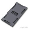 ブロック 8 x 16 x 2/3 - インデント 1 x 4 & 2 x 4：[Dark Bluish Gray / ダークグレー]