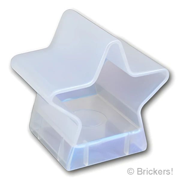 LEGOR パーツ - デュプロ ブロック 2 x 2 x 2 1/2 - スター：[Satin Tr - Clear / サテントランスクリア] 72134-360 の商品ページ｜レゴRパーツ バラ売りのブリッカーズ