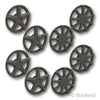 ホイール カバー 72206c01用 - 2種 x 4枚セット：[Pearl Dk,Gray / パールダークグレー]