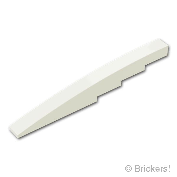 LEGO® パーツ 6605465 スロープ カーブ 12 x 1 x 1 2/3：[White / ホワイト] 7236-001 