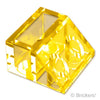 スロープ インバート 45° 2 x 2 - ボトムチューブ無し：[Tr,Yellow / トランスイエロー]