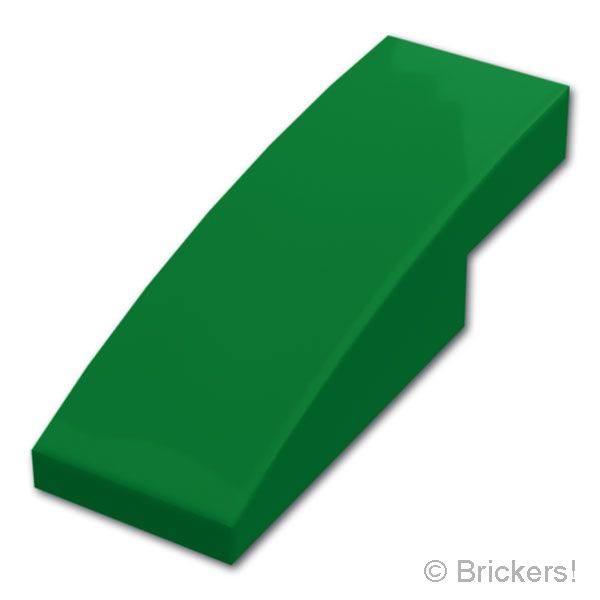 LEGO® パーツ 6617701 スロープ カーブ 3 x 1 x 2/3：[Green / グリーン] 7302-028 