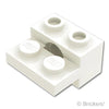 テクニック ブロック 1 x 2 - プレート 1 x 2：[White / ホワイト]