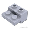 テクニック ブロック 1 x 2 - プレート 1 x 2：[Light Bluish Gray / グレー]