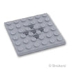 プレート 6 x 6 - センター5ピンホール：[Light Bluish Gray / グレー]