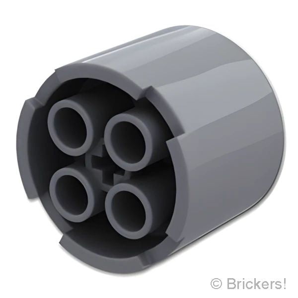 LEGOR パーツ 6473422 ブロック ラウンド 3 x 3 x 2 - 凹センター / 軸穴：[Dark Bluish Gray / ダークグレー] 73111-199 の商品ページ｜レゴRパーツ バラ売りのブリッカーズ