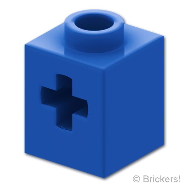 LEGO® パーツ 6572891 テクニック ブロック 1 x 1 - 軸穴：[Blue / ブルー] 73230-023 