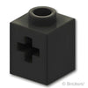 テクニック ブロック 1 x 1 - 軸穴：[Black / ブラック]