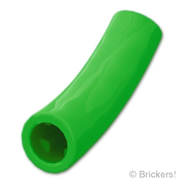 LEGO® パーツ 6584654 ブロック ラウンド チューブ 1 x 1 - 45°エルボーマカロニ：[Bt,Green   ブライトグリーン] 7324-037