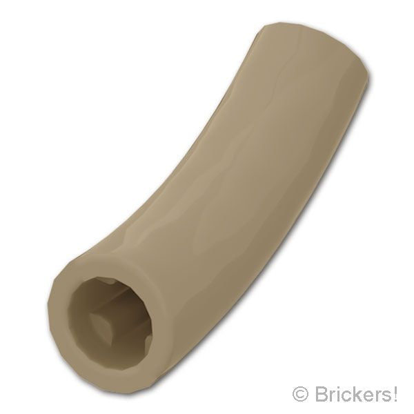 LEGO® パーツ 6559757 ブロック ラウンド チューブ 1 x 1 - 45°エルボーマカロニ：[Dark Tan / ダークタン] 7324-138 