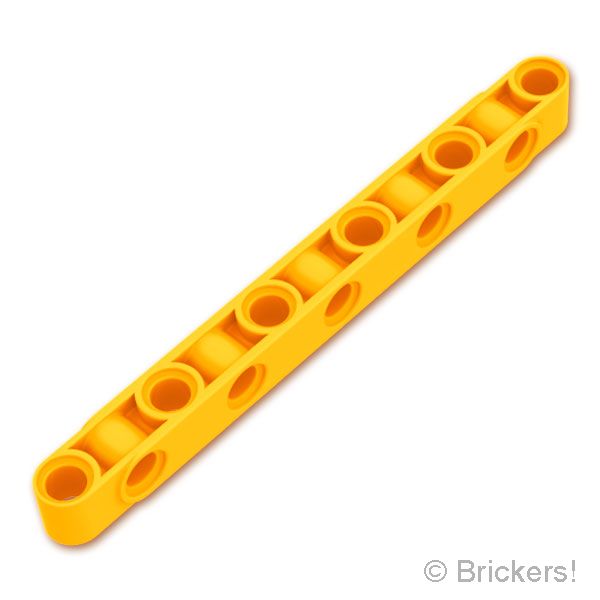 LEGO® パーツ 6618350 テクニック リフトアーム 1 x 11 - 垂直ピンホール：[Bt,Lt Orange / ブライトライトオレンジ] 73507-191 