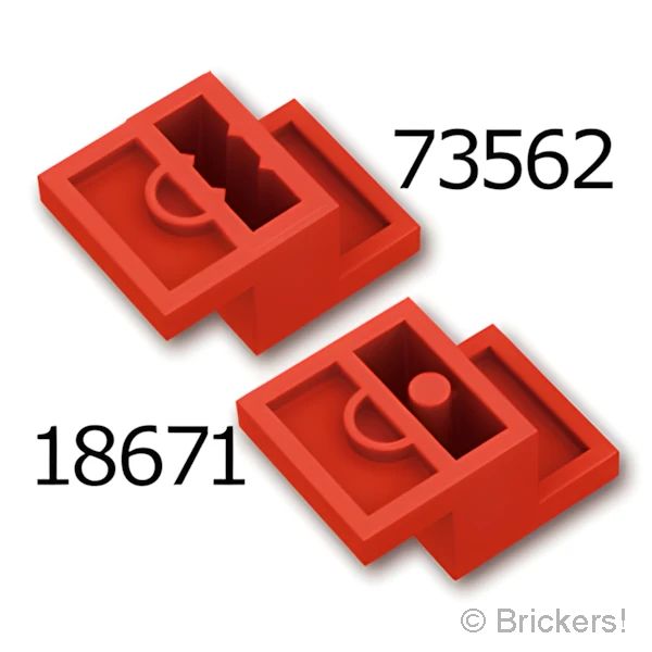 LEGOR パーツ 6395370 ブラケット 3 x 2 x 1 1/3：[Red / レッド] 73562-021 の商品ページ｜レゴRパーツ バラ売りのブリッカーズ