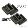 ブラケット 3 x 2 x 1 1/3：[Black / ブラック]