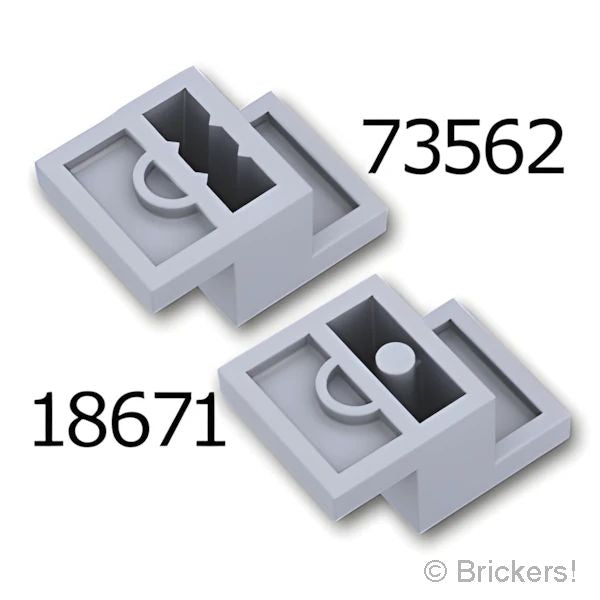 LEGOR パーツ 6347992 ブラケット 3 x 2 x 1 1/3：[Light Bluish Gray / グレー] 73562-194 の商品ページ｜レゴRパーツ バラ売りのブリッカーズ
