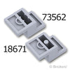 ブラケット 3 x 2 x 1 1/3：[Light Bluish Gray / グレー]