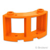 ウィンドウ 3 x 3 x 2 - ラウンドコーナー：[Orange / オレンジ]