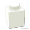 ブロック ハーフ ラウンド 1 x 1：[White / ホワイト]