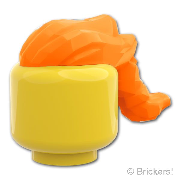 LEGO® パーツ 6529635 モヒカンポニーテール：[Orange / オレンジ] 75512-106 