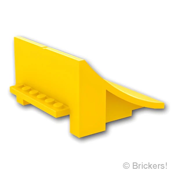 LEGOR パーツ 6421291 スポーツ スタンツ ランプ 8 ×8 × 5 ：[Yellow / イエロー] 75538-024 の商品ページ｜レゴRパーツ バラ売りのブリッカーズ