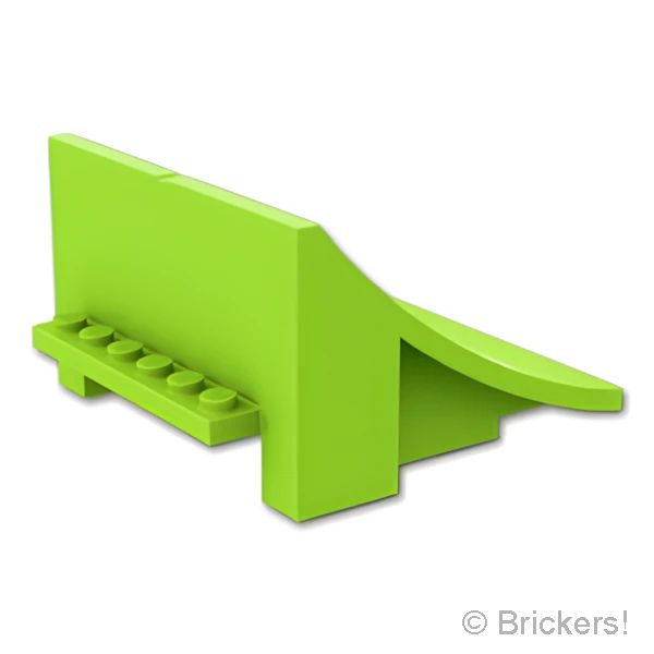 LEGOR パーツ 6435726 スポーツ スタンツ ランプ 8 ×8 × 5 ：[Lime / ライム] 75538-119 の商品ページ｜レゴRパーツ バラ売りのブリッカーズ