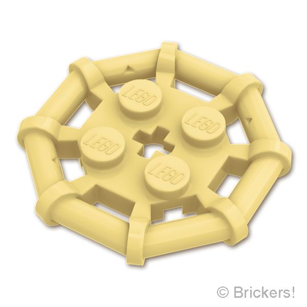 LEGO® パーツ 6575077 プレート 2 x 2 - バーフレーム 八角形：[Tan / タン] 75937-005 