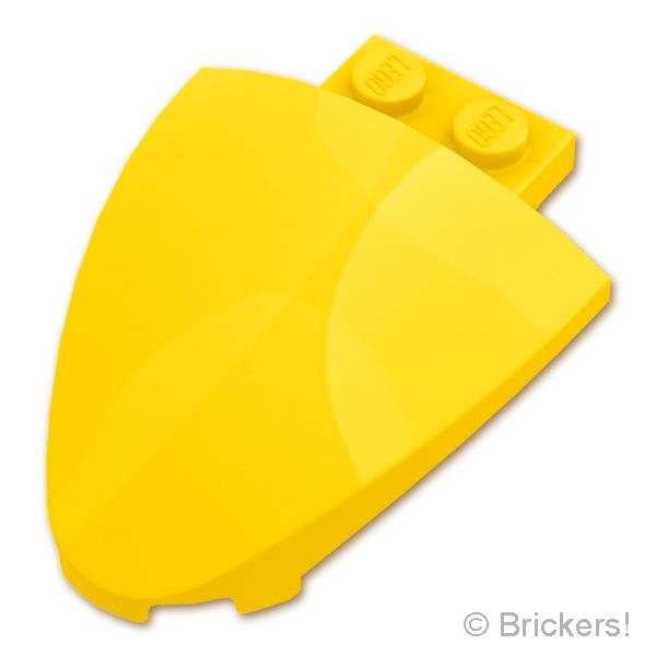 LEGO® パーツ 6578890 ブロック ラウンド 4 x 5 x 1 2/3 - ハーフオーバル：[Yellow / イエロー] 7613-024 