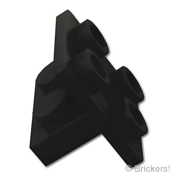 LEGOR パーツ 6563402 ブラケット インバート 1 x 2 - 2 x 2 - センター：[Black / ブラック] 7674-026 の商品ページ｜レゴRパーツ バラ売りのブリッカーズ