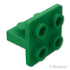 ブラケット インバート 1 x 2 - 2 x 2 - センター：[Green / グリーン]