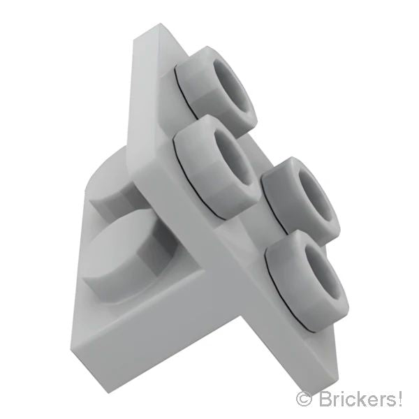LEGOR パーツ 6586643 ブラケット インバート 1 x 2 - 2 x 2 - センター：[Light Bluish Gray / グレー] 7674-194 の商品ページ｜レゴRパーツ バラ売りのブリッカーズ