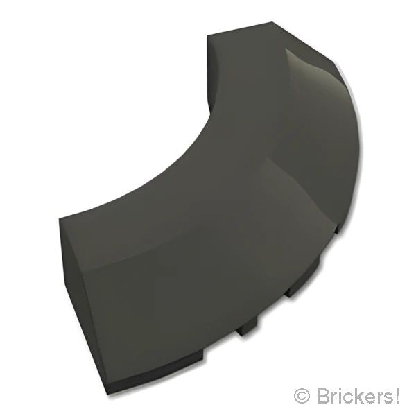 LEGOR パーツ 6394785/6439516 ラウンド コーナー ブロック 5 x 5 - エッジ付き：[Black / ブラック] 76795-026 の商品ページ｜レゴRパーツ バラ売りのブリッカーズ