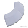 ブロック ラウンド コーナー 5 x 5 - スロープ45°エッジ：[Light Bluish Gray / グレー]