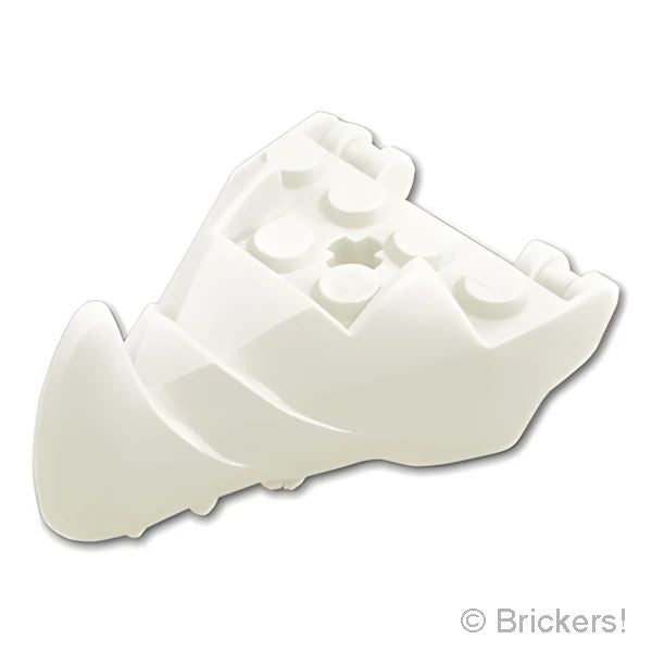 LEGOR パーツ 6463354 ドラゴンヘッド - 下顎：[White / ホワイト] 76923-001 の商品ページ｜レゴRパーツ バラ売りのブリッカーズ