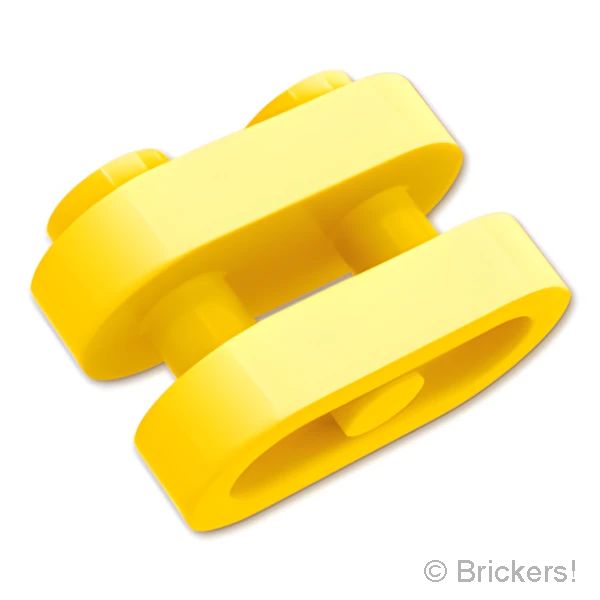 LEGOR パーツ 6529612 ブロック ラウンド 1 x 2 - バー / オープンセンター：[Yellow / イエロー] 77808-024 の商品ページ｜レゴRパーツ バラ売りのブリッカーズ