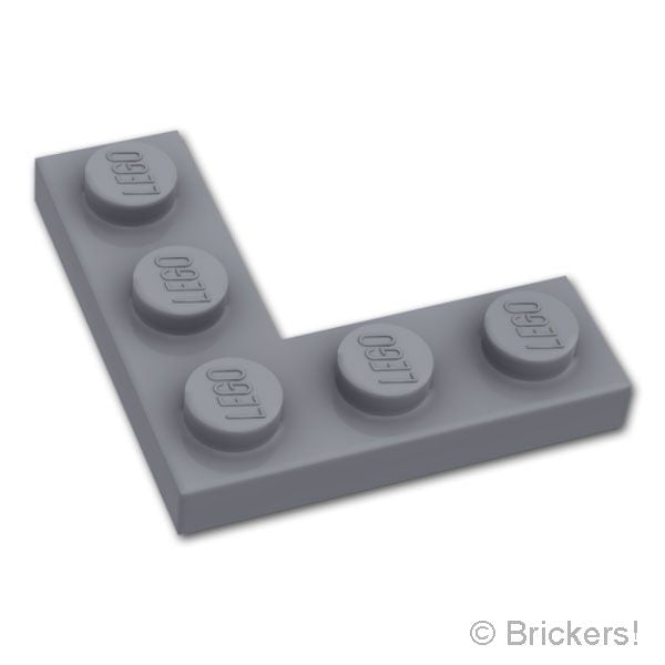 LEGO® パーツ 6595562 プレート コーナー 3 x 3：[Dark Bluish Gray / ダークグレー] 77844-199 