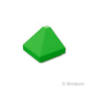 スロープ ダブル 30° 1 x 1 x 2/3 - コーナー：[Bt,Green / ブライトグリーン]