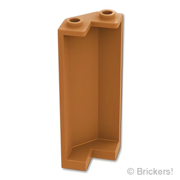 LEGOR パーツ 6469953/6499103 パネル 2 x 2 x 5 コーナーウォール：[Md,Nougat / ミディアムヌガー] 78594-137 の商品ページ｜レゴRパーツ バラ売りのブリッカーズ