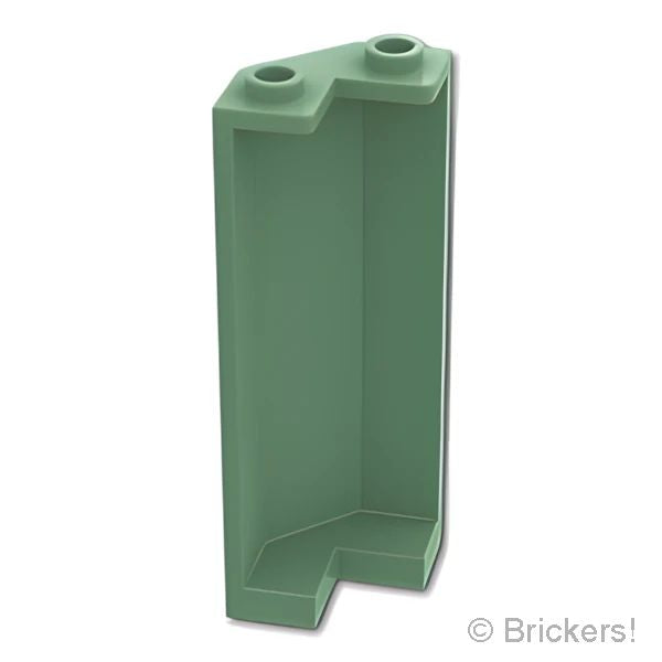 LEGOR パーツ 6534123 パネル 2 x 2 x 5 コーナーウォール：[Sand Green / サンドグリーン] 78594-151 の商品ページ｜レゴRパーツ バラ売りのブリッカーズ
