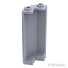 パネル 2 x 2 x 5 コーナーウォール：[Light Bluish Gray / グレー]